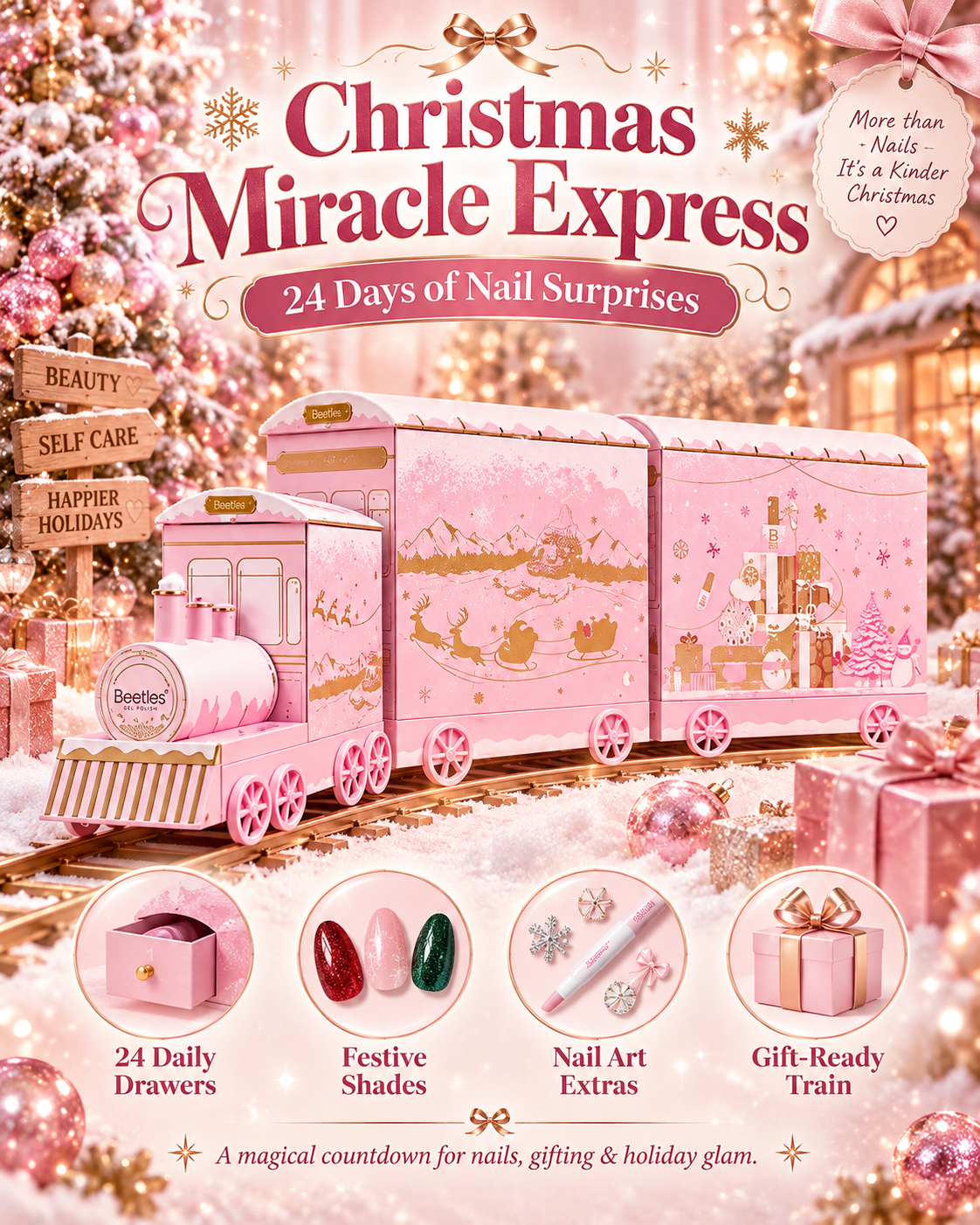 MerryMani™ — 24-Day Christmas Nail Advent Calendar