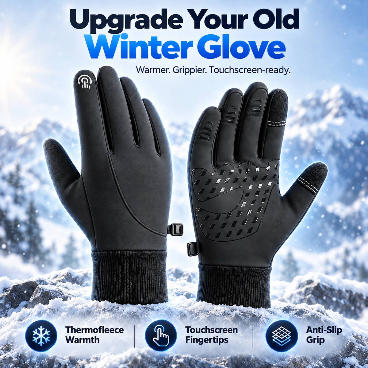 FrostFlex™ - Upgrade Your Old Winter Gloves.