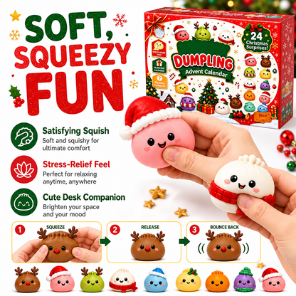 DumpliJoy™ — 24-Day Christmas Squishy Advent Calendar