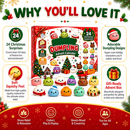 DumpliJoy™ — 24-Day Christmas Squishy Advent Calendar