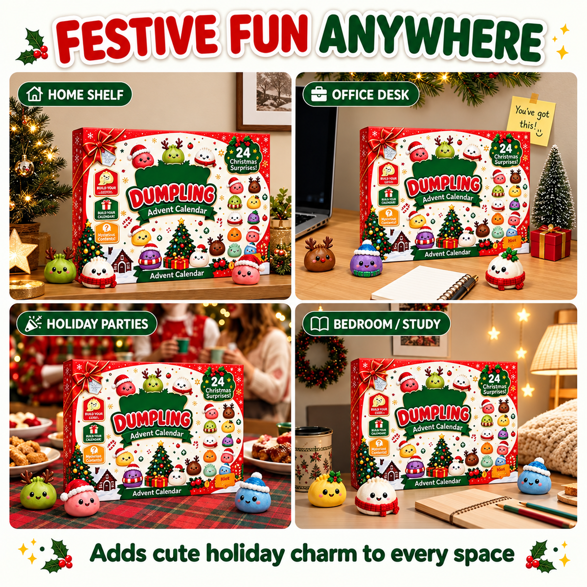 DumpliJoy™ — 24-Day Christmas Squishy Advent Calendar