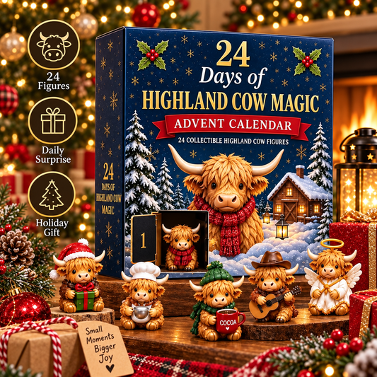 MooMerry™ — 24-Day Highland Cow Christmas Advent Calendar