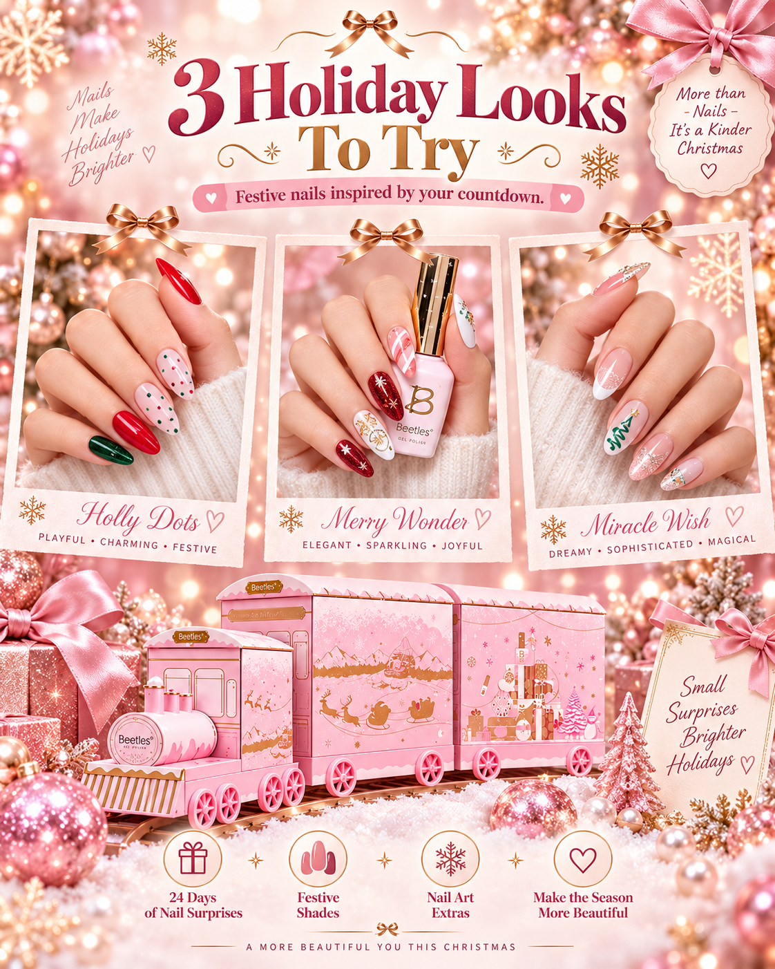 MerryMani™ — 24-Day Christmas Nail Advent Calendar