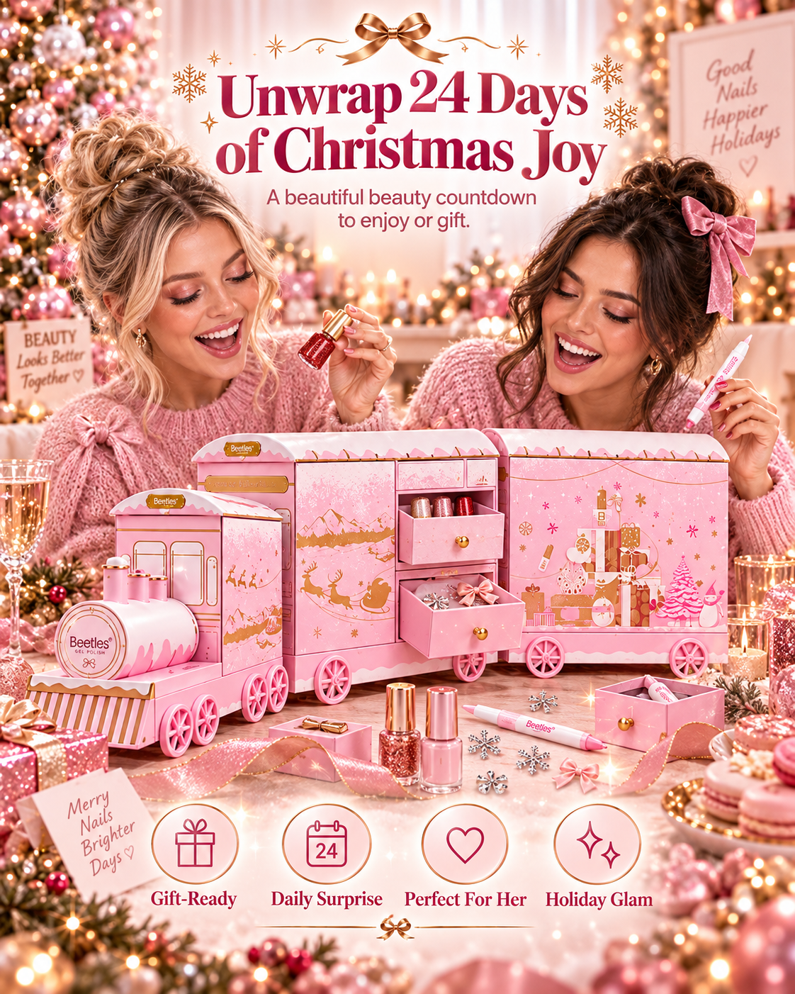 MerryMani™ — 24-Day Christmas Nail Advent Calendar