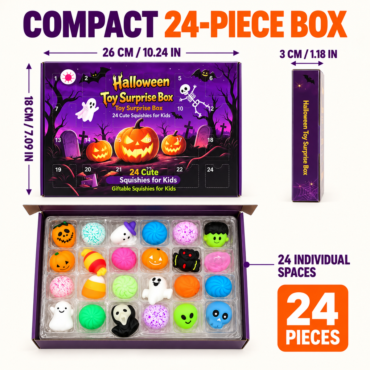 Squish-O-Ween™ — 24-Day Halloween Squishy Surprise Box