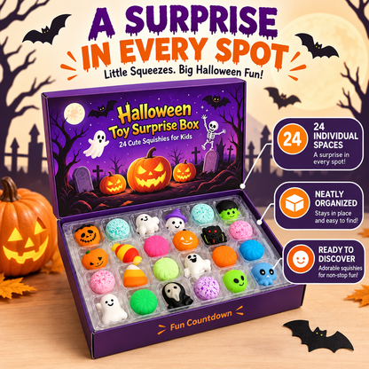 Squish-O-Ween™ — 24-Day Halloween Squishy Surprise Box