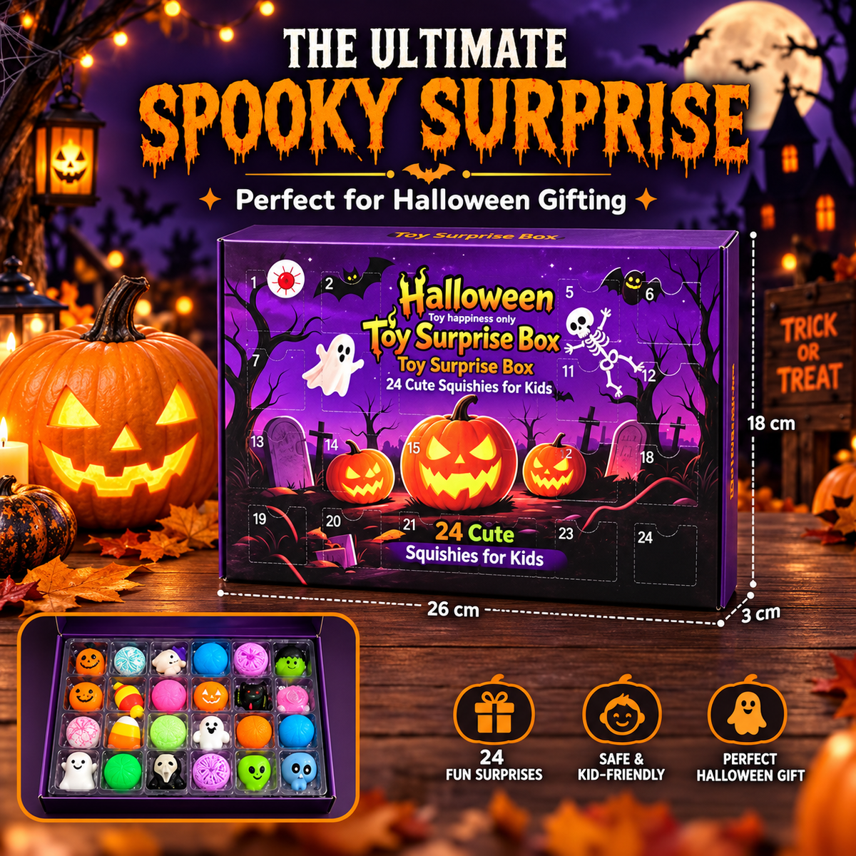 Squish-O-Ween™ — 24-Day Halloween Squishy Surprise Box