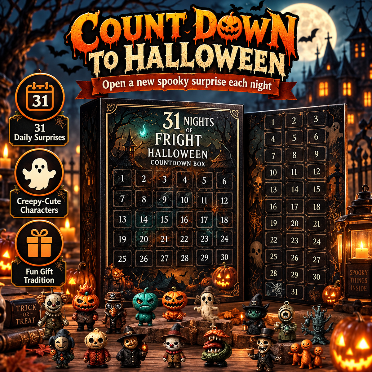 FrightNight™ — 31 Nights of Halloween Surprises