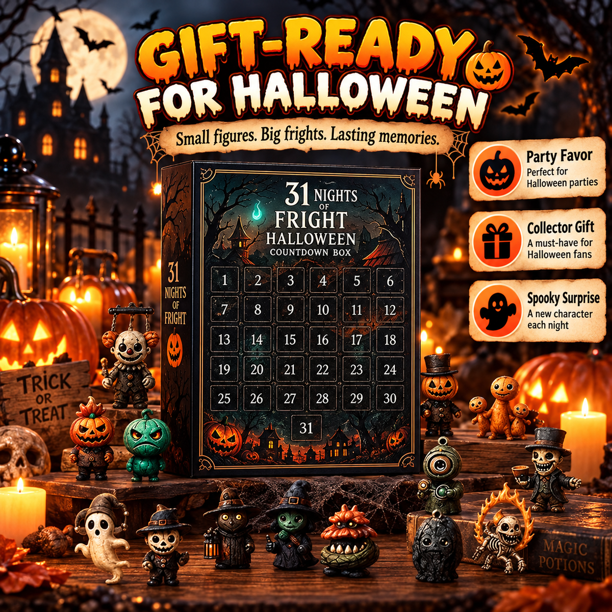 FrightNight™ — 31 Nights of Halloween Surprises