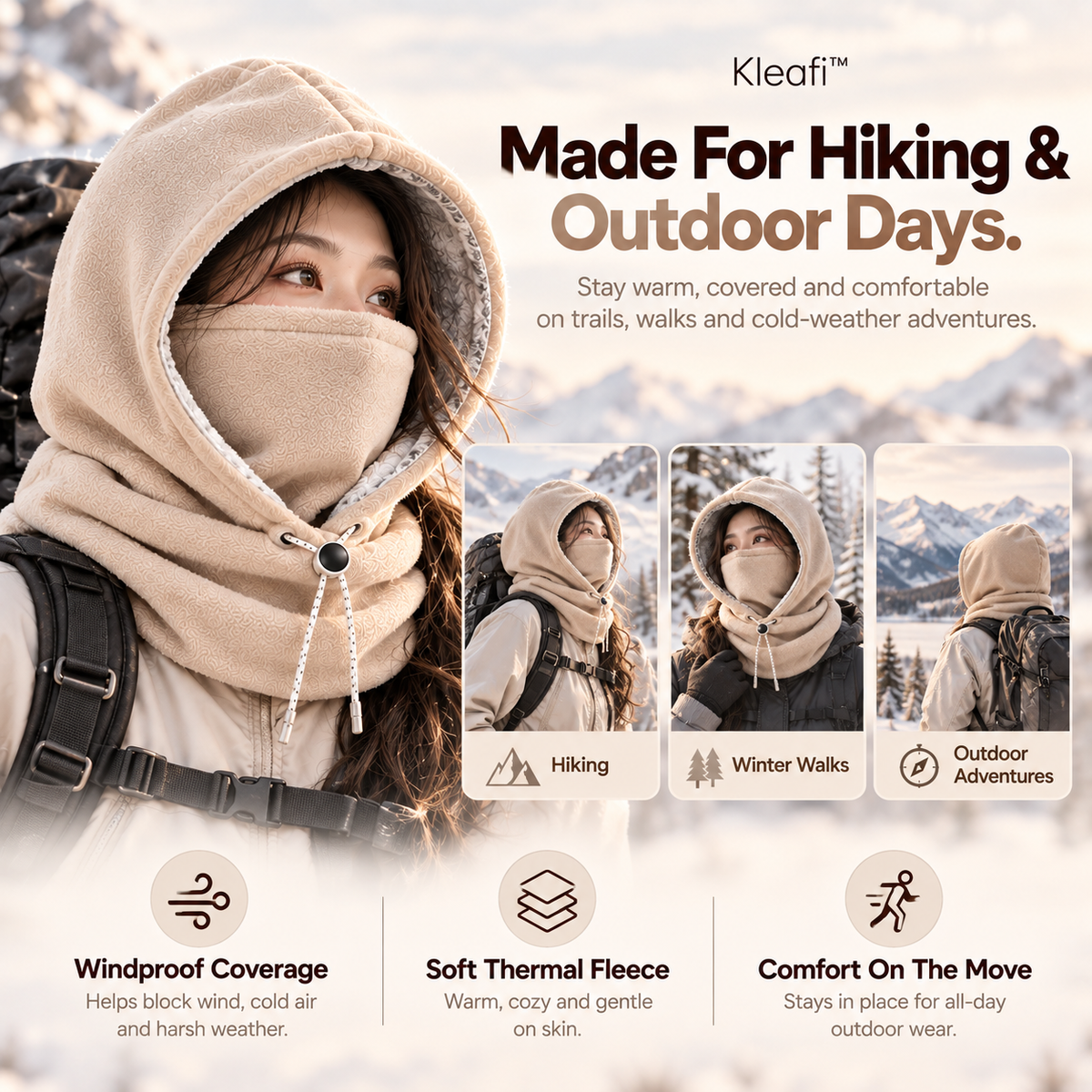 Kleafi™ 3-in-1 Thermal Hood